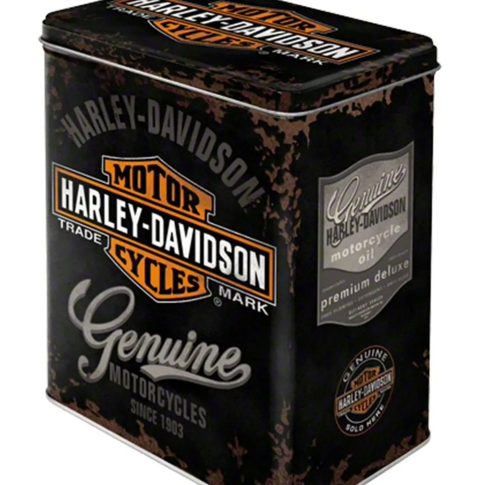 Harley-Davidson tin